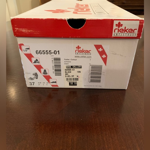 Rieker Block Heel Sandals Size 37 - Picture 7 of 7